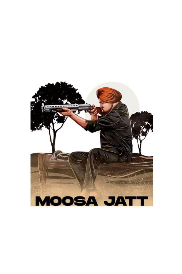 "Sidhu Moosewala 'Moosa Jatt'" T-Shirt - Punjabi Pride & Power