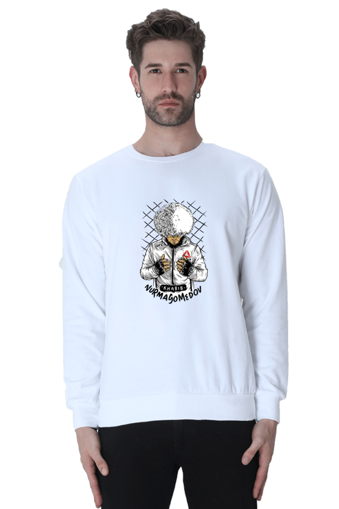 "UFC Star Khabib Nurmagomedov" Eagle's Spirit Sweatshirt - Dominance in Every Fiber