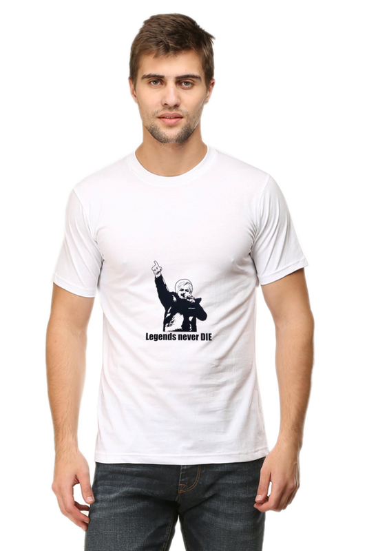 "Sidhu Moosewala 'Legends Never Die'" Tribute T-Shirt - Iconic Legacy Wear