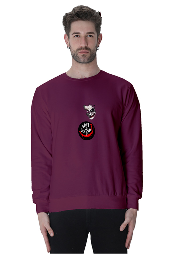 "Why So Serious?" Sweatshirt - Bold & Mysterious at G-Vibe Store