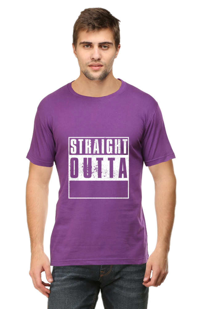 "Straight Outta" Classic Rap T-Shirt - Bold Statement Streetwear