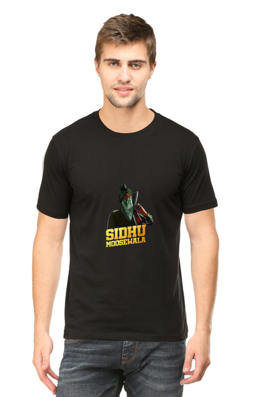 "Sidhu Moosewala" Iconic Legacy T-Shirt - Punjabi Rap Legend