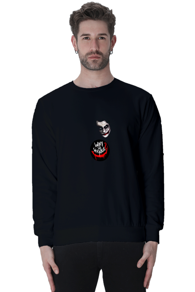 "Why So Serious?" Sweatshirt - Bold & Mysterious at G-Vibe Store