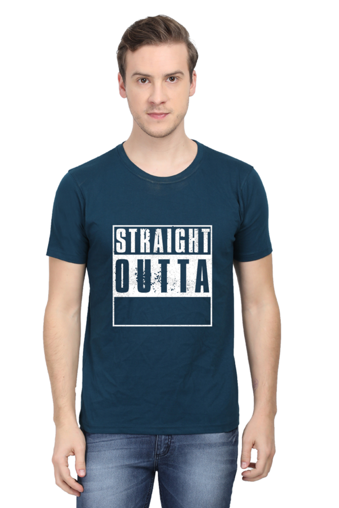 "Straight Outta" Classic Rap T-Shirt - Bold Statement Streetwear