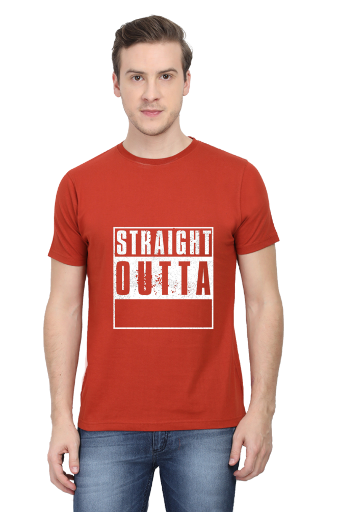 "Straight Outta" Classic Rap T-Shirt - Bold Statement Streetwear