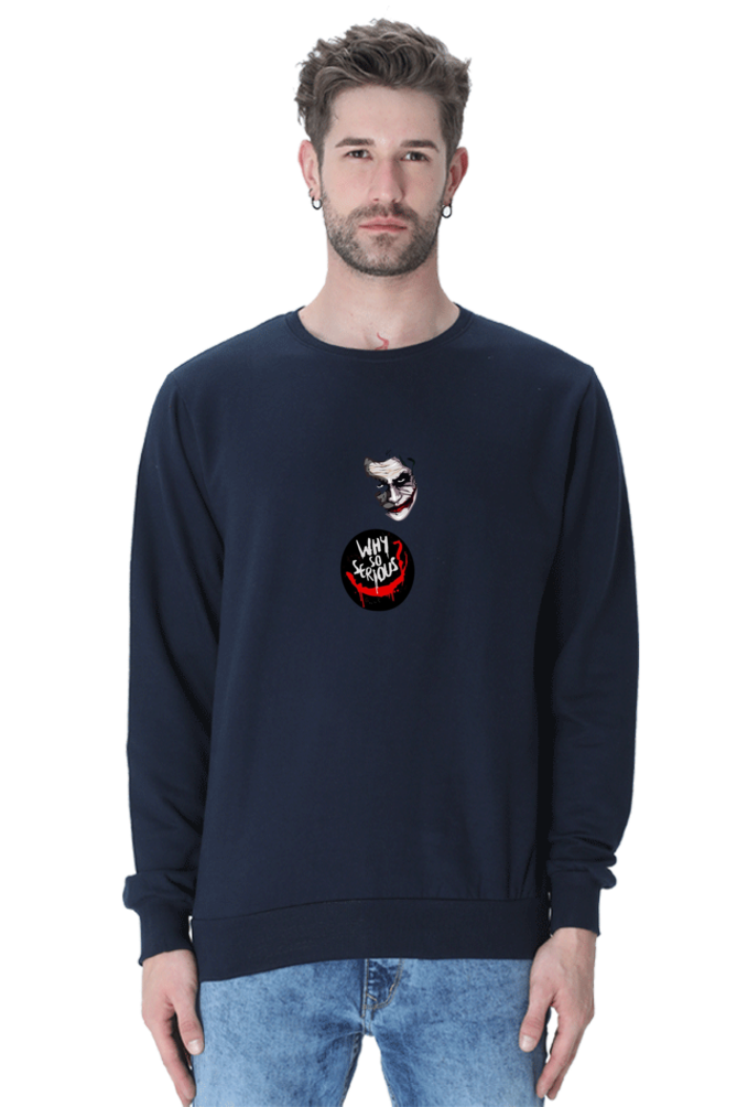 "Why So Serious?" Sweatshirt - Bold & Mysterious at G-Vibe Store