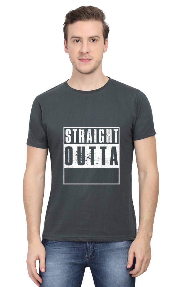 "Straight Outta" Classic Rap T-Shirt - Bold Statement Streetwear