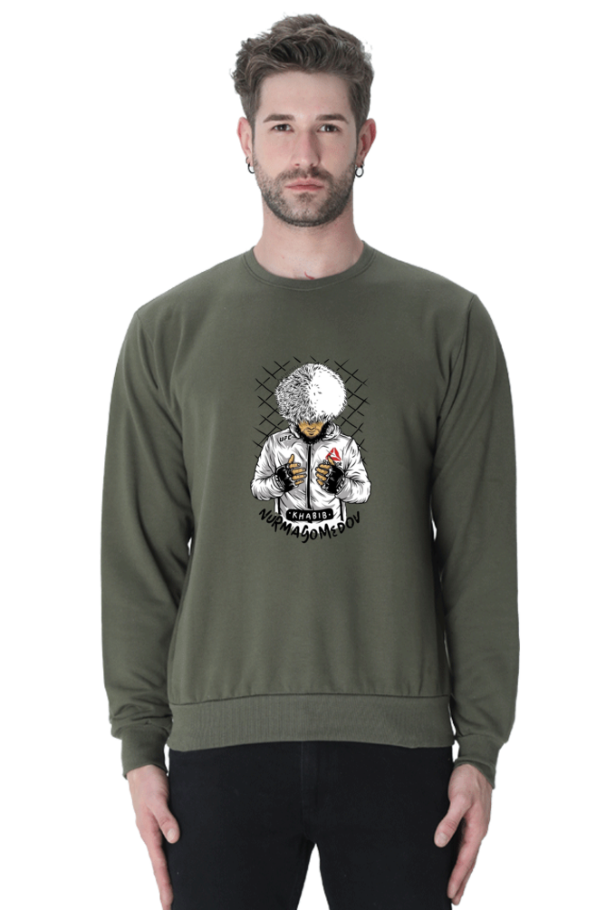 "UFC Star Khabib Nurmagomedov" Eagle's Spirit Sweatshirt - Dominance in Every Fiber