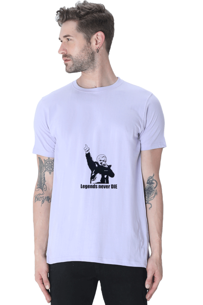 "Sidhu Moosewala 'Legends Never Die'" Tribute T-Shirt - Iconic Legacy Wear