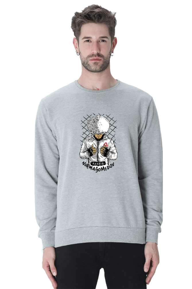 "UFC Star Khabib Nurmagomedov" Eagle's Spirit Sweatshirt - Dominance in Every Fiber