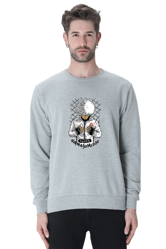 "UFC Star Khabib Nurmagomedov" Eagle's Spirit Sweatshirt - Dominance in Every Fiber