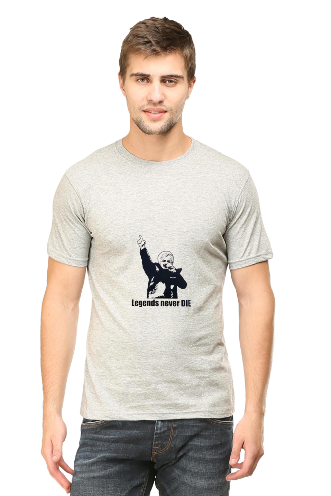 "Sidhu Moosewala 'Legends Never Die'" Tribute T-Shirt - Iconic Legacy Wear