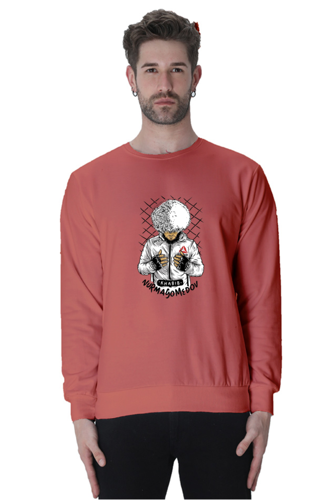 "UFC Star Khabib Nurmagomedov" Eagle's Spirit Sweatshirt - Dominance in Every Fiber