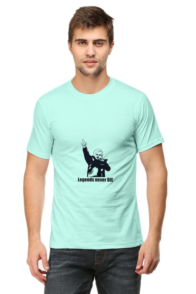 "Sidhu Moosewala 'Legends Never Die'" Tribute T-Shirt - Iconic Legacy Wear