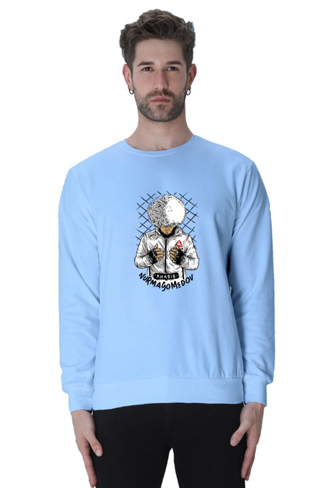 "UFC Star Khabib Nurmagomedov" Eagle's Spirit Sweatshirt - Dominance in Every Fiber