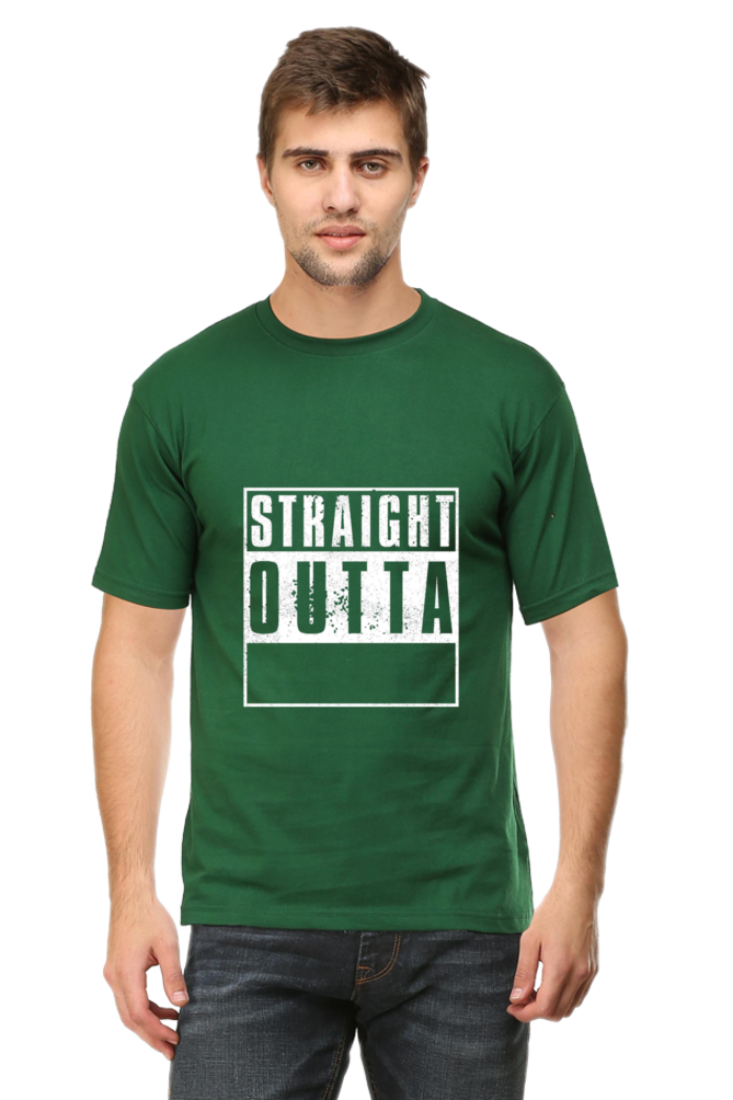 "Straight Outta" Classic Rap T-Shirt - Bold Statement Streetwear